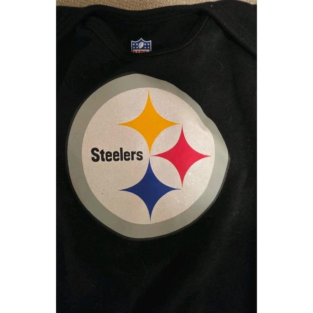 Pittsburgh Steelers Football Baby Romper Infant Bodysuit NFL Fan 18 Months